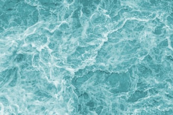 Aerial view of water waves
